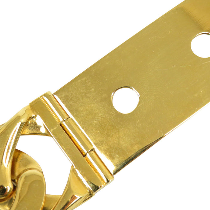 GUCCI 
Gold color metal 
Chain belt