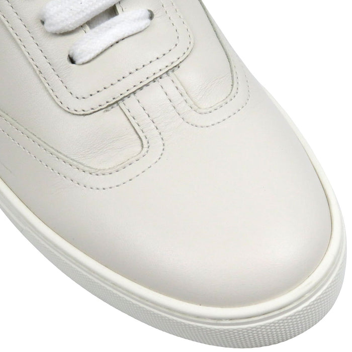 HERMES H Ash Logo Quicker Leather Sneakers