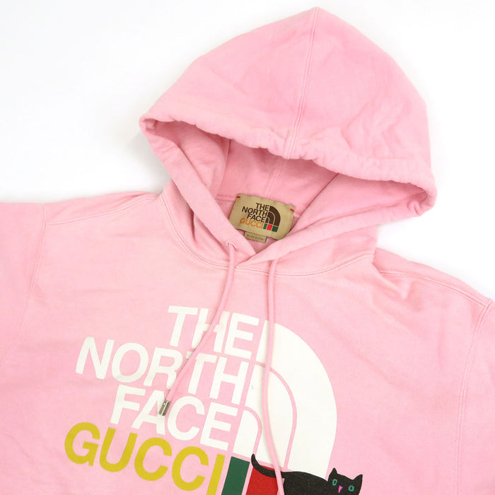GUCCI 
The North Face Sweat Cat Cotton 
THE NORTH FACE Collaboration Logo Print Hoodie