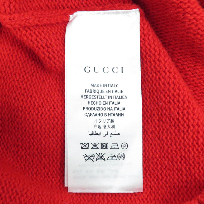 GUCCI GG Wool Ghost Diamond Intarsia Knit