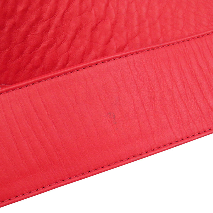 CHROME HEARTS CH Scroll Label Leather Hot Pot Cross Ball Shoulder Bag