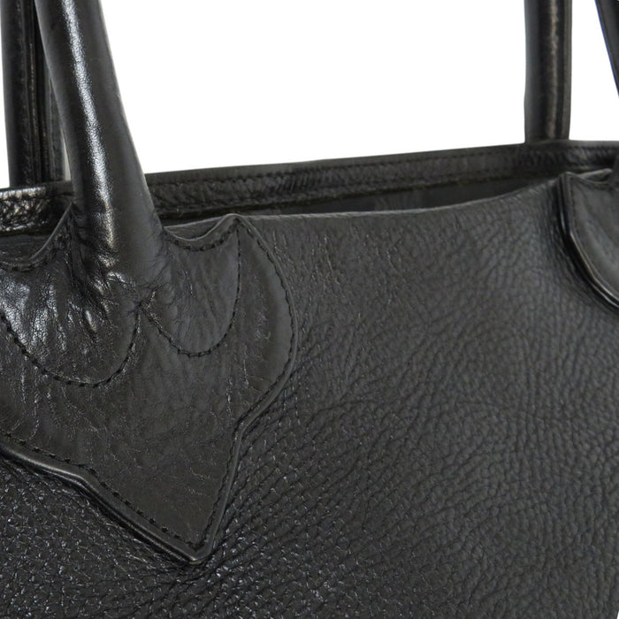 CHROME HEARTS 
3 Cemetery Cross CH CEM CRS Gargip Scroll Label Silver 
Cemetery Cross Double Snap Tote Bag