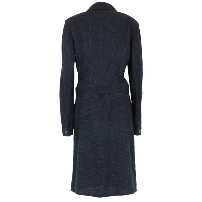 CHANEL 
COCO CC Coco Button Logo Plate 01P 
Coco Mark Tweed Setup