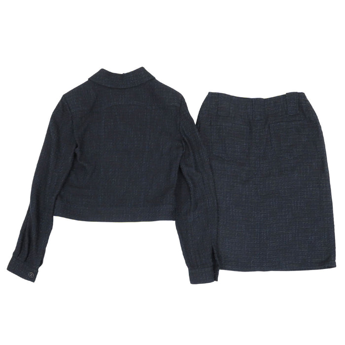 CHANEL 
COCO CC Coco Button Logo Plate 01P 
Coco Mark Tweed Setup