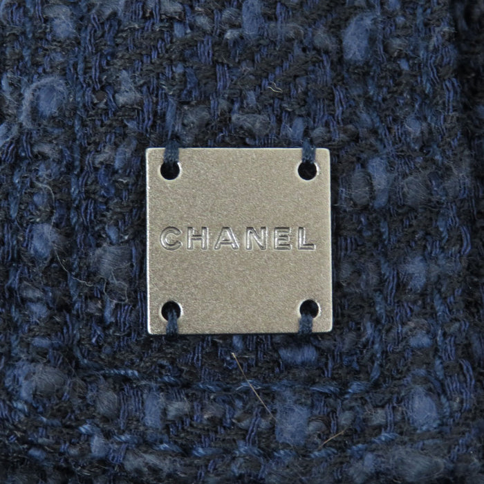 CHANEL 
COCO CC Coco Button Logo Plate 01P 
Coco Mark Tweed Setup