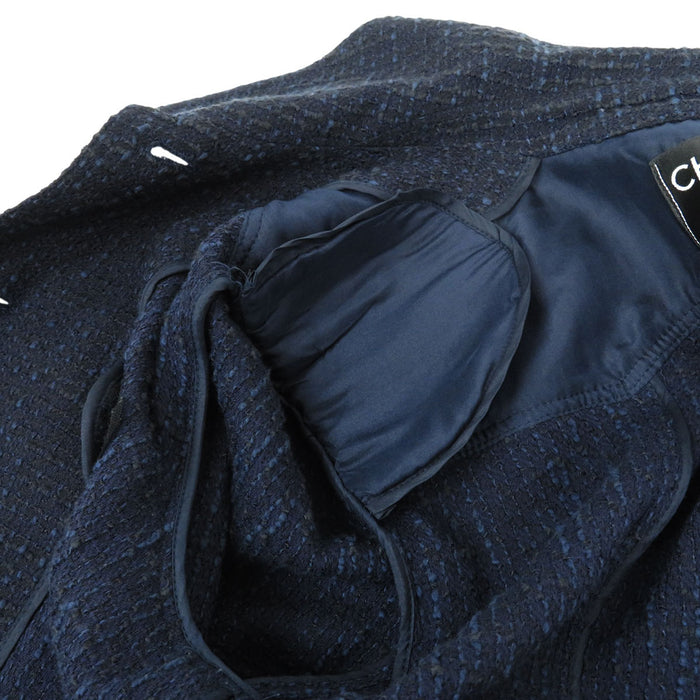 CHANEL 
COCO CC Coco Button Logo Plate 01P 
Coco Mark Tweed Setup