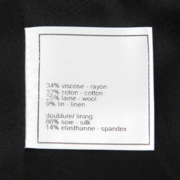 CHANEL 
COCO CC Coco Button 3/4 Sleeve 
Coco Mark Ribbon Tweed Jacket