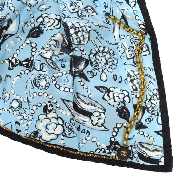 CHANEL 
93P COCO CC Coco Button Vintage 
Coco Mark Tweed Setup