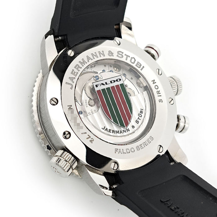 Jaermann & Stubi 
Nick Faldo Limited to 72 pieces worldwide 
With box and warranty card