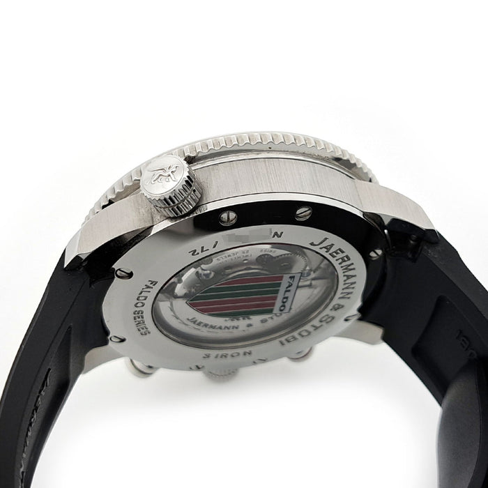 Jaermann & Stubi 
Nick Faldo Limited to 72 pieces worldwide 
With box and warranty card