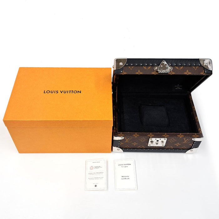 LOUIS VUITTON 
タンブール オトマティック スティール ブルー 
箱ギャラ付