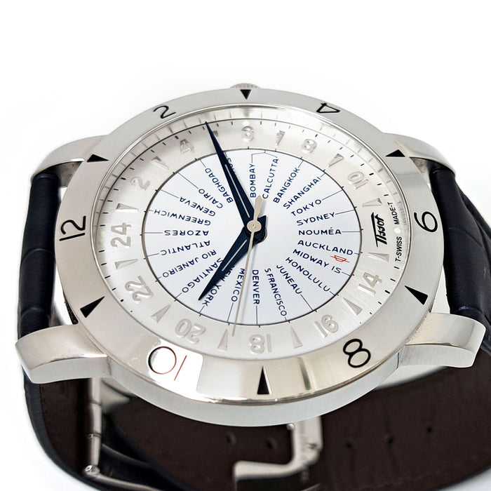 TISSOT 
ヘリテージ ワールドタイマー 創業160周年記念モデル 
箱ギャラ付