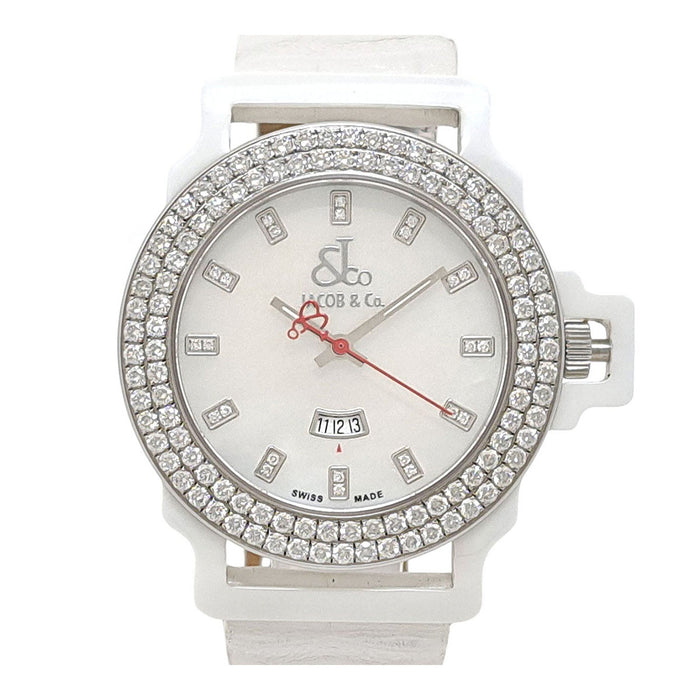 JACOB&CO 
ファイブタイムゾーン ベゼルダイヤ