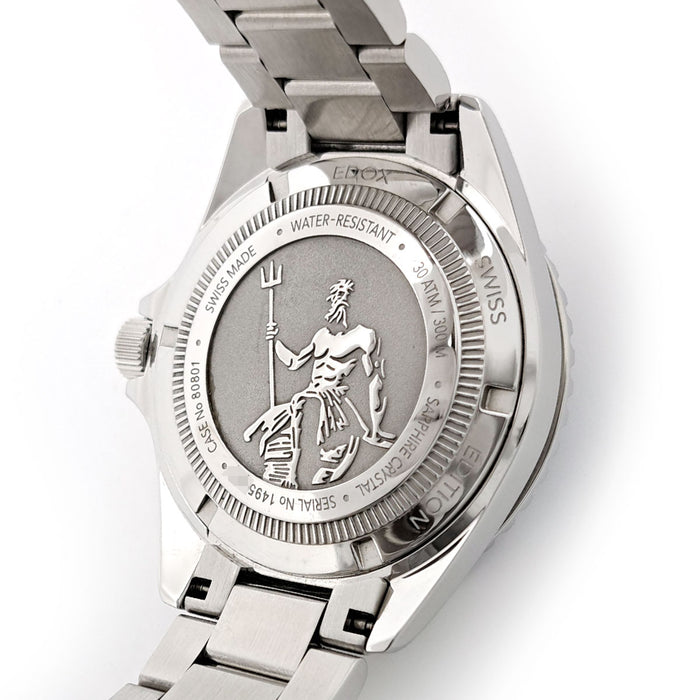 EDOX 
Neptunian Grande Reserve 
With box and warranty card