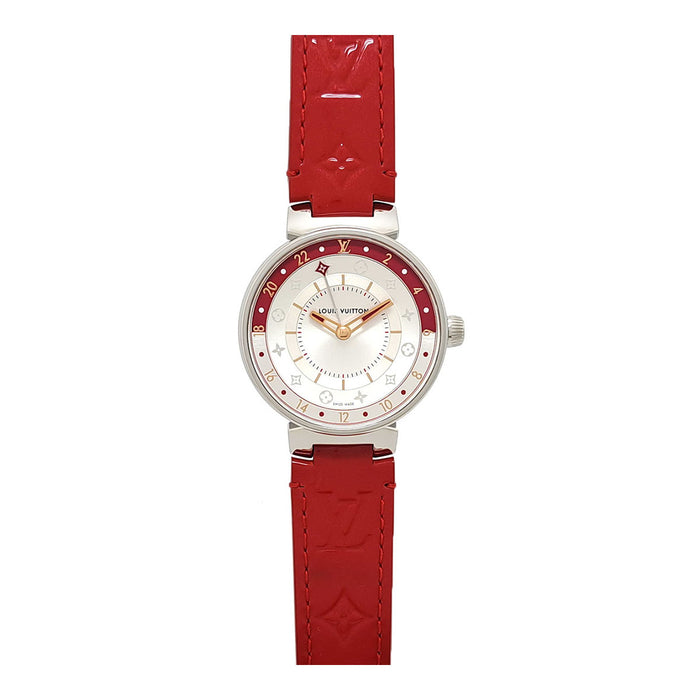 LOUIS VUITTON 
Tambour Moon Dual Time MM 
Avec boîte et certificat d'authenticité