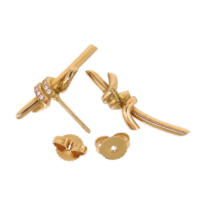 TIFFANY&Co. 
ノット ピアス ダイヤモンド