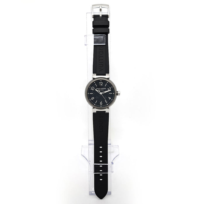 LOUIS VUITTON 
Tambour Monogram Eclipse Automatic 
With box