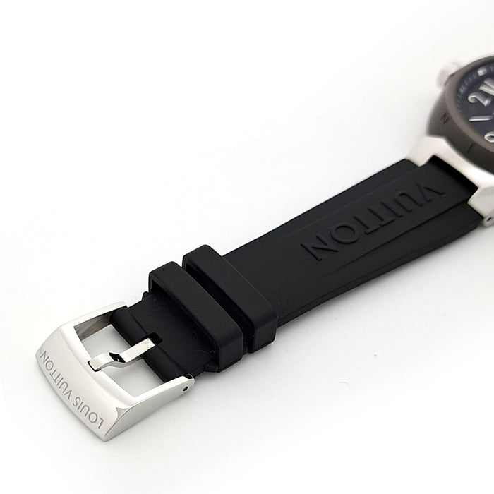 LOUIS VUITTON 
Tambour Monogram Eclipse Automatic 
With box