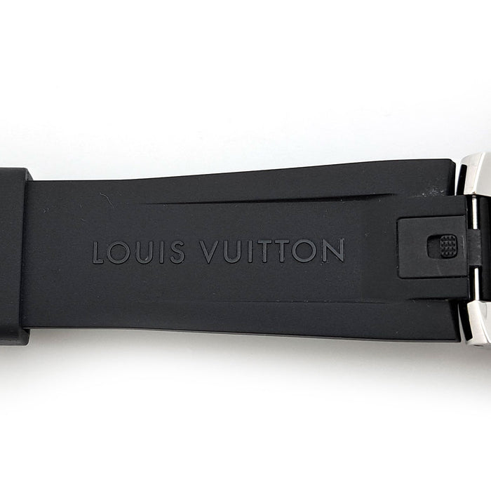 LOUIS VUITTON 
Tambour Monogram Eclipse Automatic 
With box