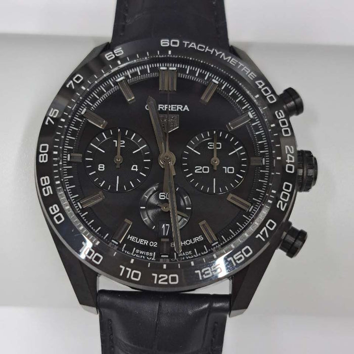 【WHOLESALES】
TAG HEUER 
CBN2A1G.FC6501 
カレラ　キャリバーホイヤー02　ジャパンブラックエディション 
箱　保