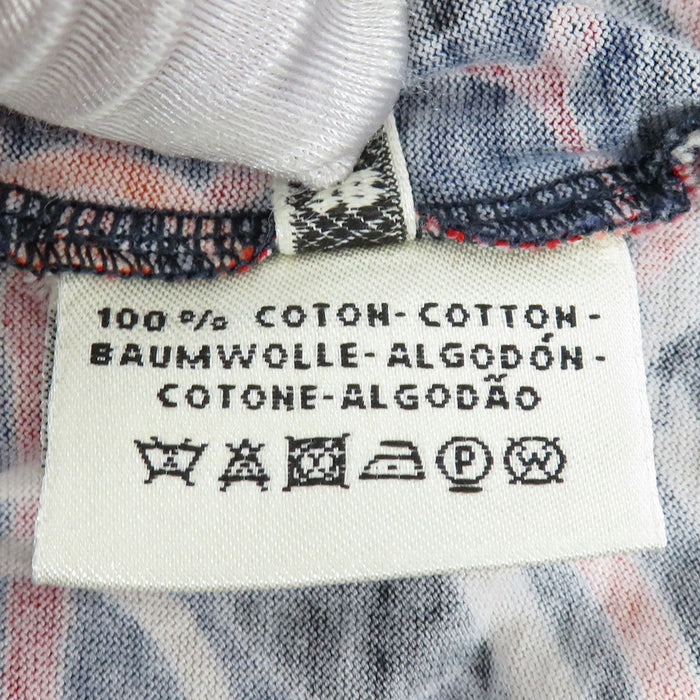 HERMES 
Three-quarter sleeve all-over pattern 
Boat neck cotton dress