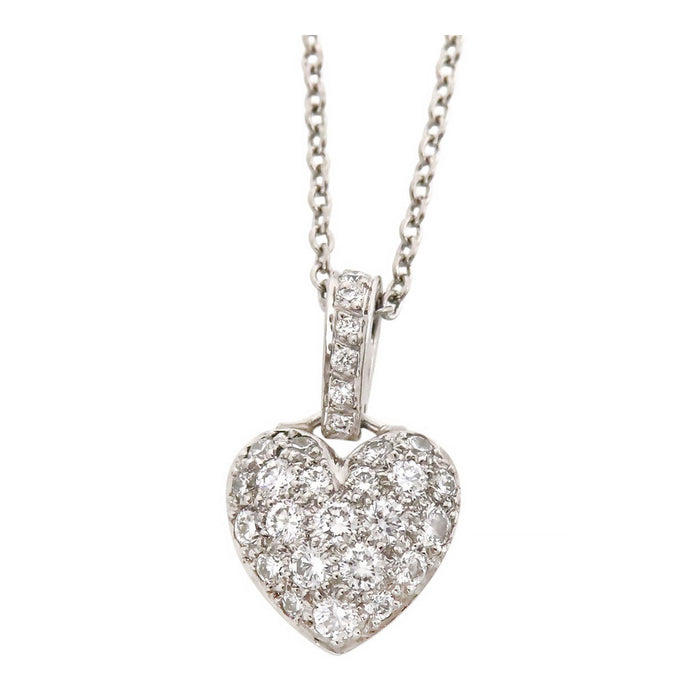 TIFFANY&Co. 
ハート パヴェ ネックレス