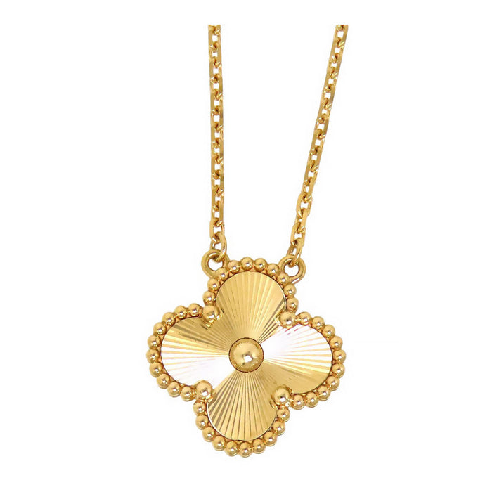 Van Cleef & Arpels ヴィンテージ アルハンブラ ギヨシェ ネックレス