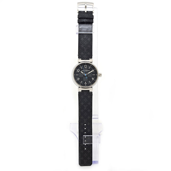 LOUIS VUITTON 
Tambour Damier Graphite