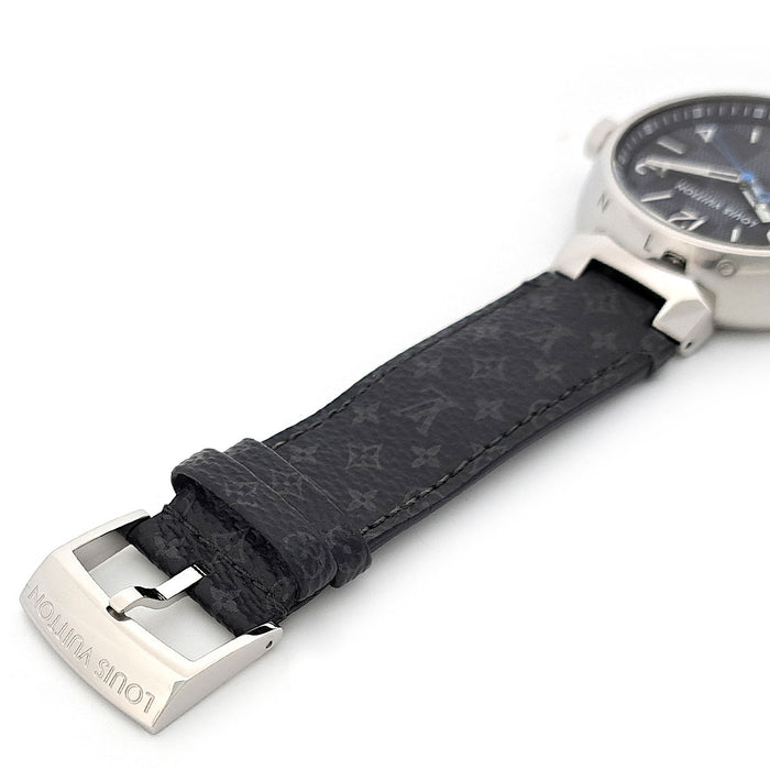 LOUIS VUITTON 
Tambour Damier Graphite