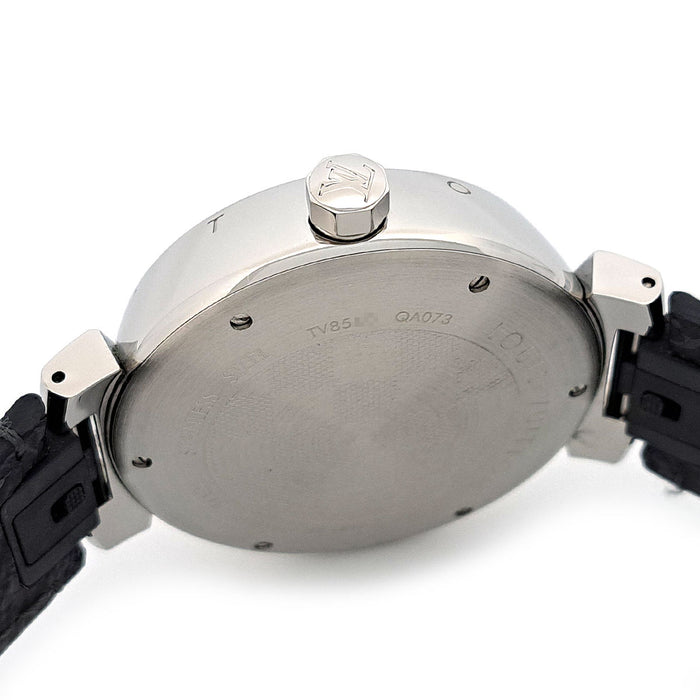 LOUIS VUITTON 
Tambour Damier Graphite