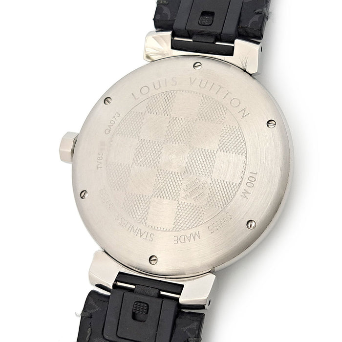 LOUIS VUITTON 
Tambour Damier Graphite