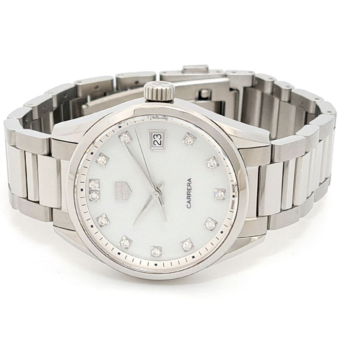 TAG HEUER
Carrera 12 Diamond Shell Dial
With Box and Warranty Card