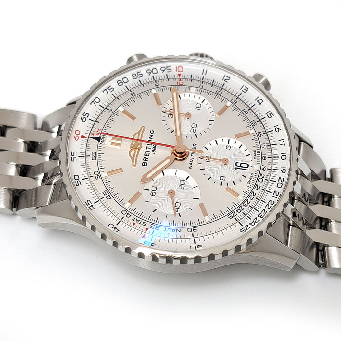 百年靈  
導航計時41 經百年靈全面檢修  
已完成製造商全面檢修 附盒子與保證卡