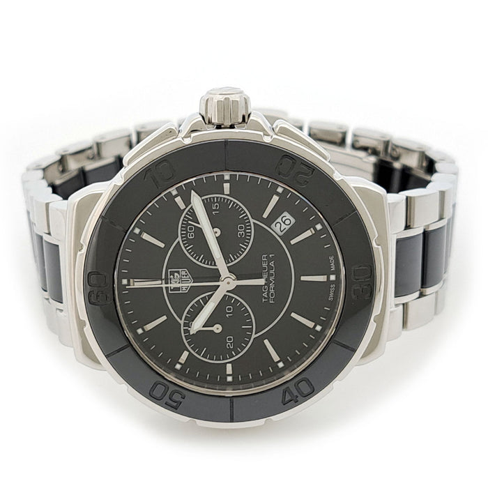 TAG HEUER 
Formula 1 Ceramic Chronograph 
With Box and Warranty Card