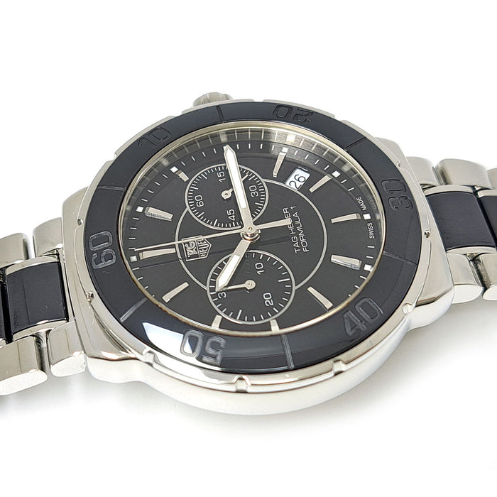 TAG HEUER 
Formula 1 Ceramic Chronograph 
With Box and Warranty Card