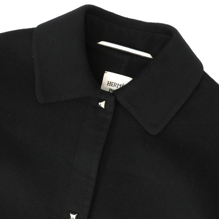 HERMES Medor Button Cashmere Jacket