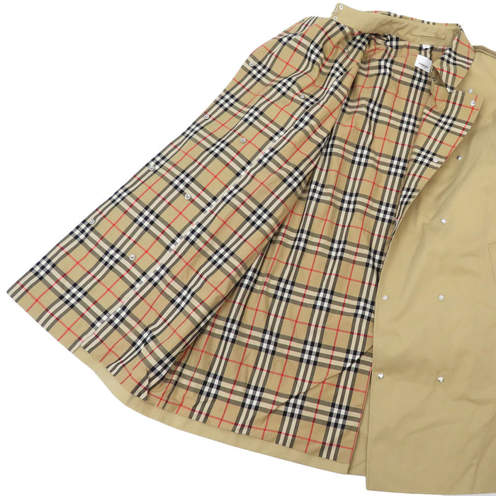 BURBERRY Cotton Check Color Trench Coat
