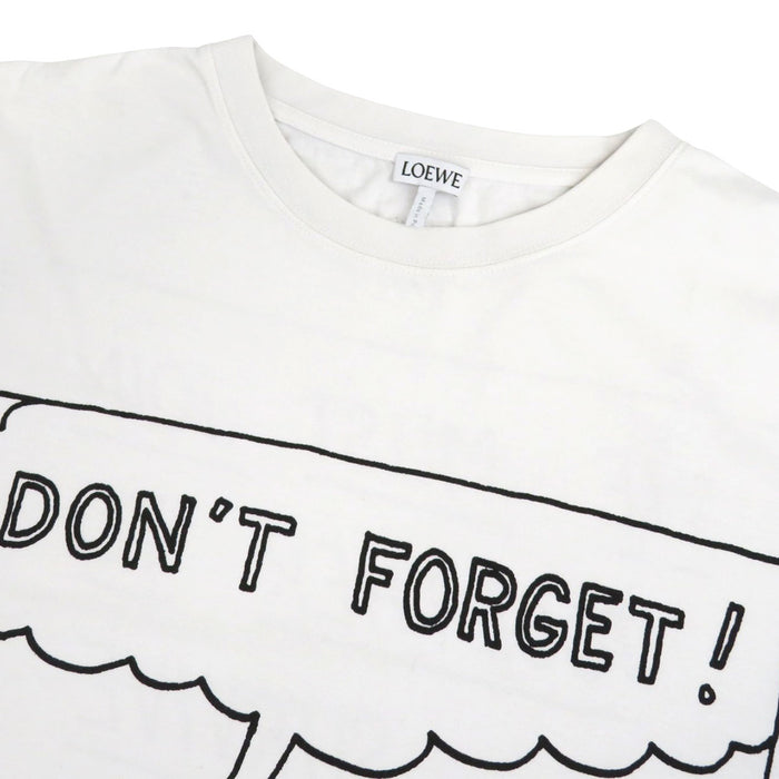 LOEWE 
アナグラム 刺繍 ネズミ コットン 
DON'T FORGET プリント Tシャツ
