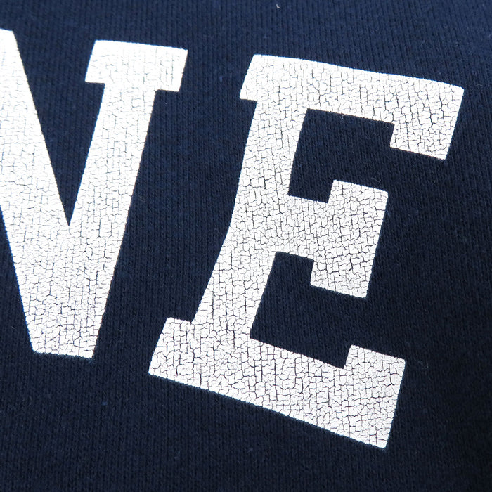 CELINE Crack Process Sweat Cotton Logo Print Trainer