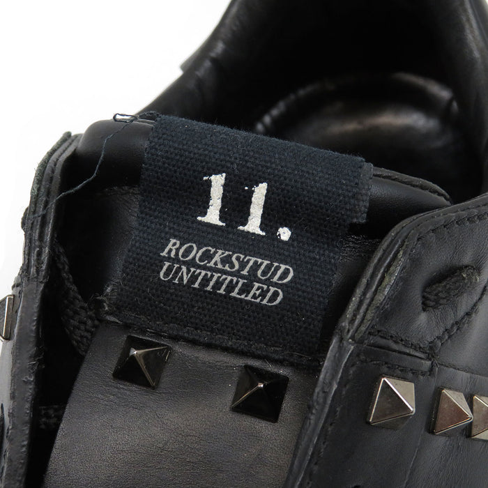 VALENTINO Low-cut Leather Untitled Rockstud Sneakers