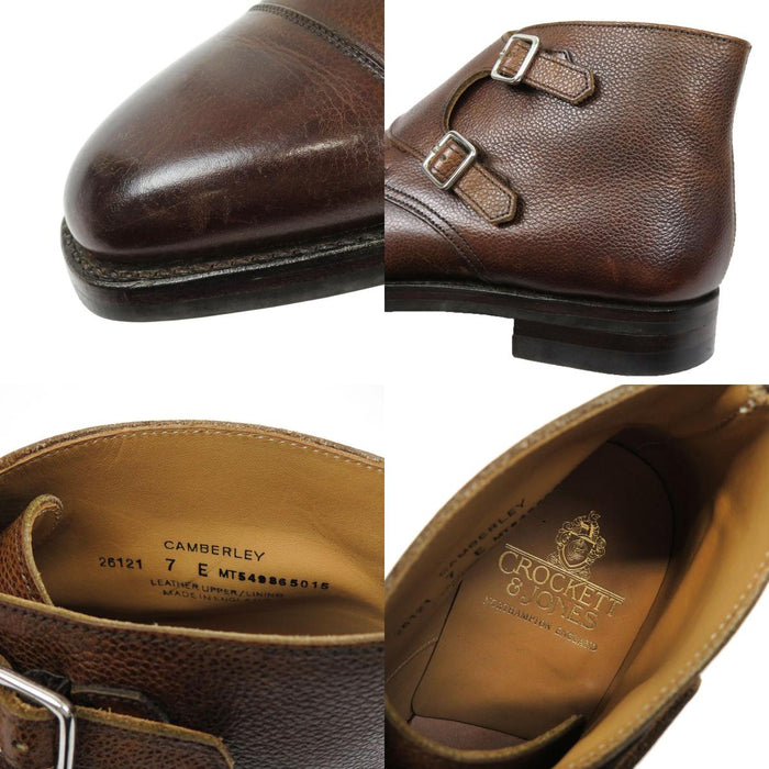 CROCKETT&JONES 
レザー 
キャンベリー ダブルモンクシューズ