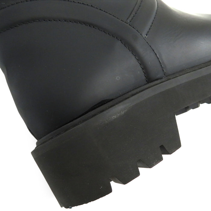 LOUIS VUITTON LV Rubber Leather Territory Line Long Boots