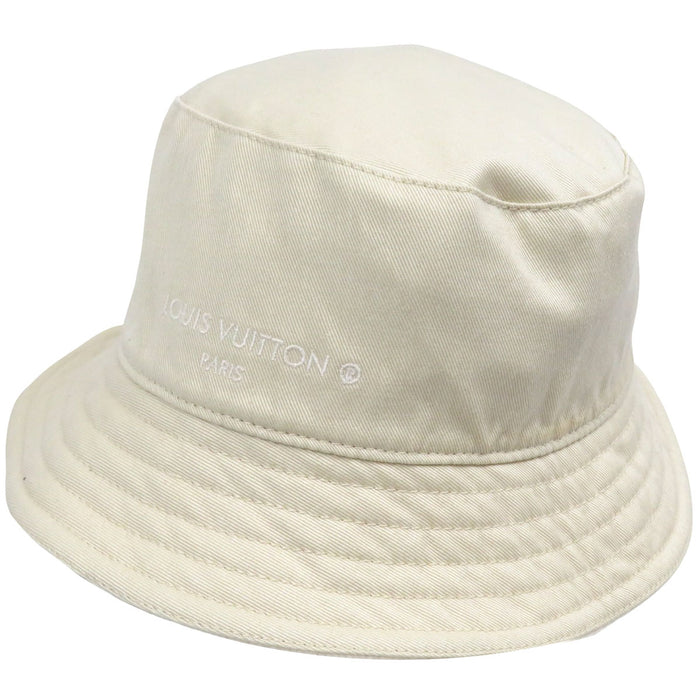 LOUIS VUITTON  
Logo Embroidery  
Chapeau LV Vacation Reversible Bucket Hat  
Monogram