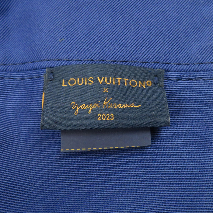LOUIS VUITTON 
Yayoi Kusama Logo Embroidery 
LV×YK Reversible Bucket Hat 
Monogram
