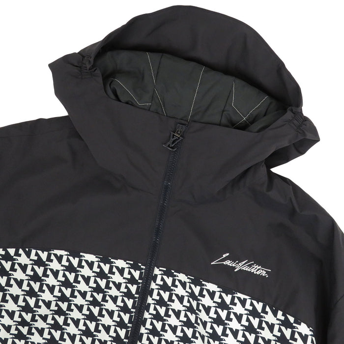 LOUIS VUITTON LV Reversible Nylon Bicolor Padded Hooded Blouson
