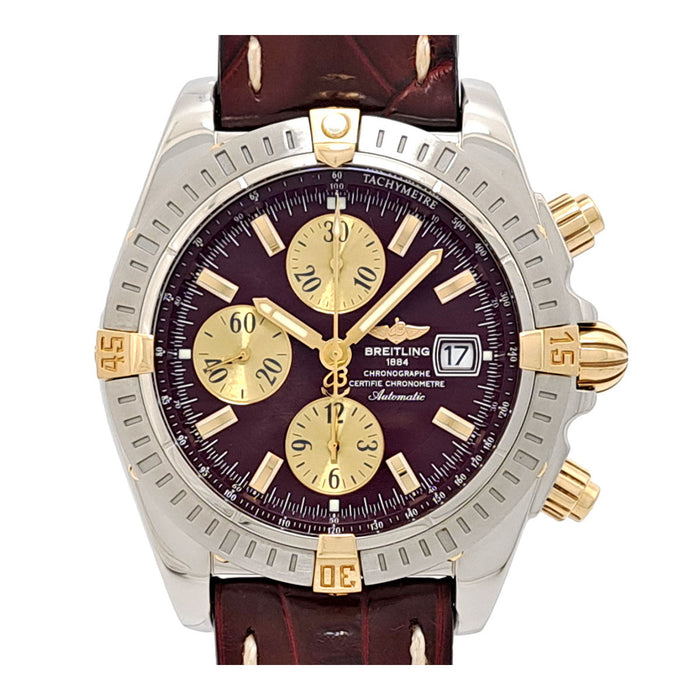 BREITLING 
クロノマットエボリューション ボルドーダイヤル 
箱ギャラ付