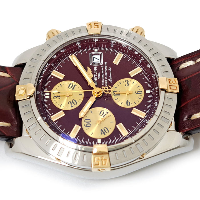 BREITLING 
クロノマットエボリューション ボルドーダイヤル 
箱ギャラ付
