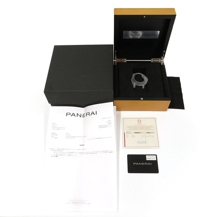 OFFICINE PANERAI 
Luminor Marina Logo Acciaio 
With Box and Warranty Card