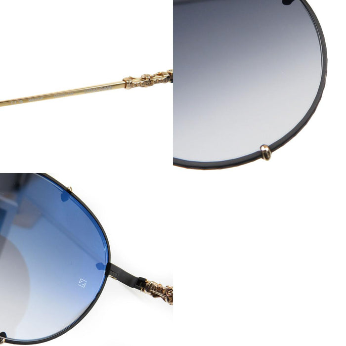 CHROME HEARTS 
クロス CHプラス アイウェア ラウンド MBK 
ORALGAMI ダブルブリッジ サングラス