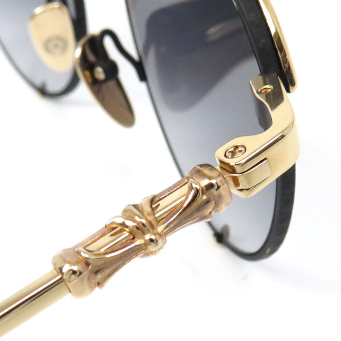 CHROME HEARTS 
Cross CH Plus Eyewear Round MBK 
ORALGAMI Double Bridge Sunglasses